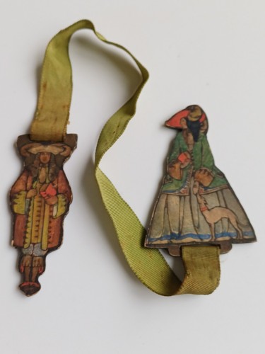 Antique ribbon bookmark with - ribbon,