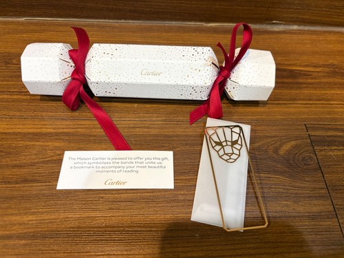 Cartier gold bookmark 8cm - cartier,