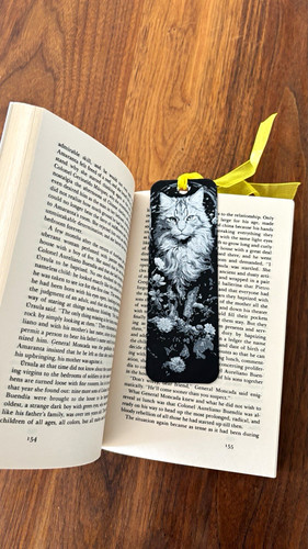 Elegant cat bookmark - elegant,