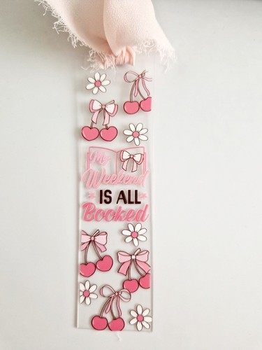 Acrylic bookmark with - , dtf