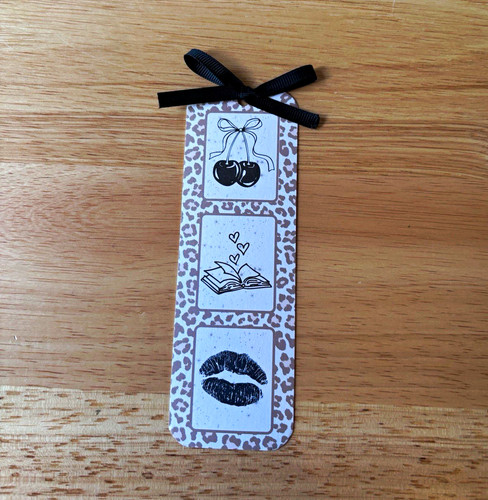Animal print paper bookmark - animal,