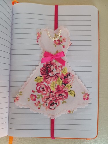 Handmade fabric dress with bow - fabric,