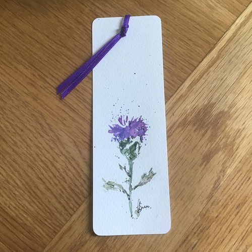 Bookmark watercolour handmade - bookmark,
