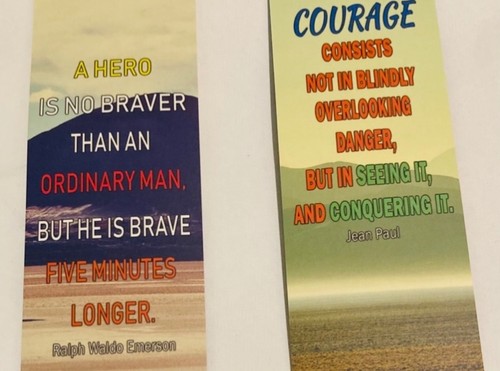 Bookmark creanoso courage - by,