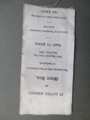 Vintage printed ribbon - vintage,
