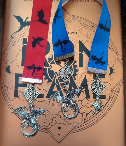 Handmade dragon bookmark - handmade,