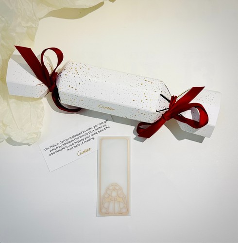 Cartier gold bookmark ribbon - gold,