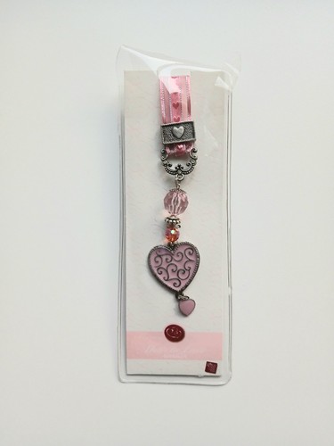 New pink bookmark broach style - pink,