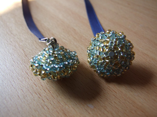 Hand crafted pale blue gold - crafted,